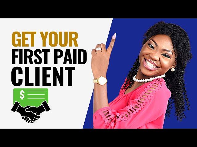 How To Get Your FIRST Paying Coaching Client In 5 SIMPLE STEPS  | Get Online Clients Fast