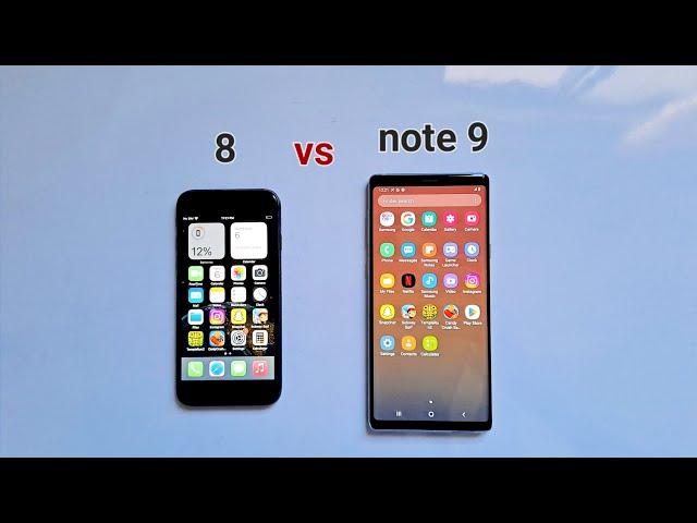 iPhone 8 vs Samsung Galaxy note 9 speed test | comparison 2023