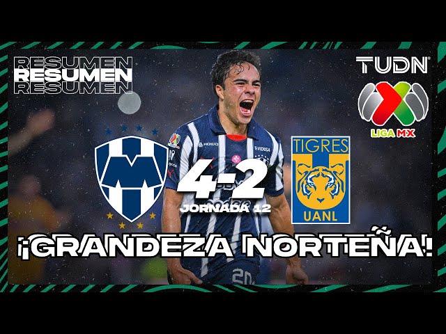 HIGHLIGHTS | Monterrey 4-2 Tigres | Liga Mx -AP2024 - J12 | TUDN