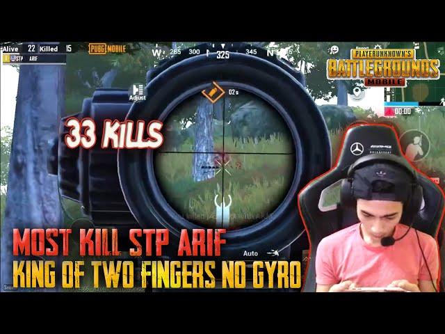 33 Kills | Most Kill Arifbakhtiar King of 2 Jari No Gyro | Sanhok | PUBG Mobile