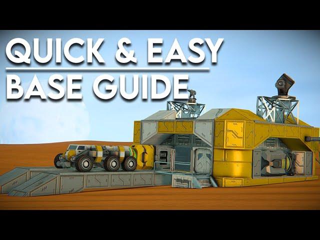 Starter base guide - Space Engineers (survival)