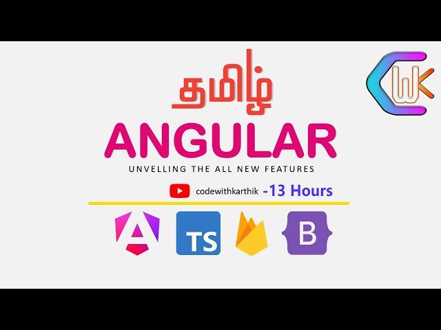 Angular  Full Course in Tamil | PART - 1 | 13 HOURS