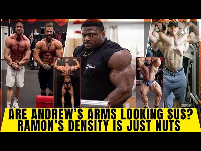 Are Andrew's arms looking Sus? Mike vs Ramon posedown + Jon looks Ripped + Justin's comeback +Presti