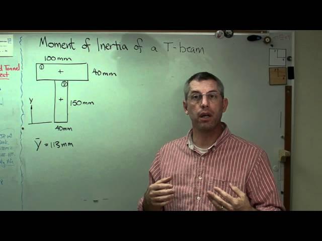 Moment of Inertia of a T Beam - Brain Waves.avi