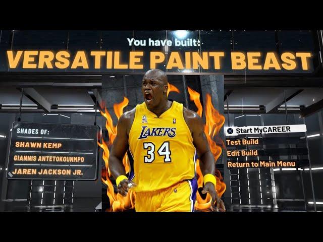 BEST INSIDE CENTER BUILD ON NBA 2K22! VERSATILE PAINT BEAST BUILD & BADGES 2K22 CURRENT GEN!