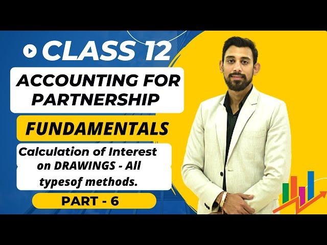 Fundamentals - Partnership | Interest on drawings | Class 12 | Must watch | Part 6