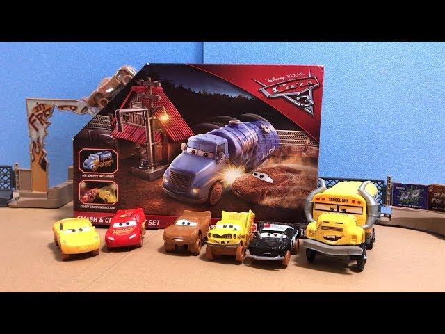 Review : Mattel : Disney Pixar Cars3 : Mr.Drippy : Smash & Crash Stunt Set