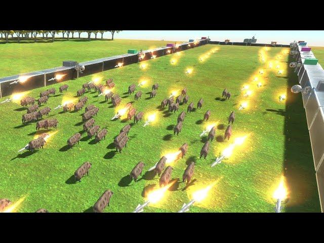 Which Weapon Can Fight 300 Pigs? Animal Revolt Battle Simulator