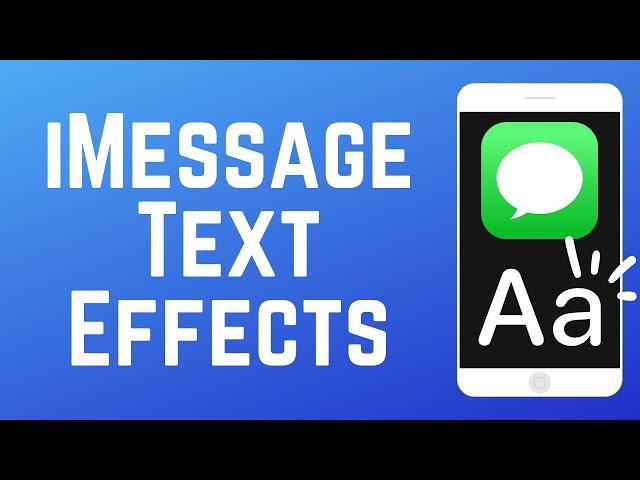 How to Use Text Effects in iMessage on iPhone (New Feature)