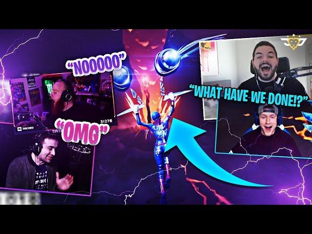 STREAMERS REACT TO THE UNVAULTING!!! RIP TILTED (Fortnite: Battle Royale)