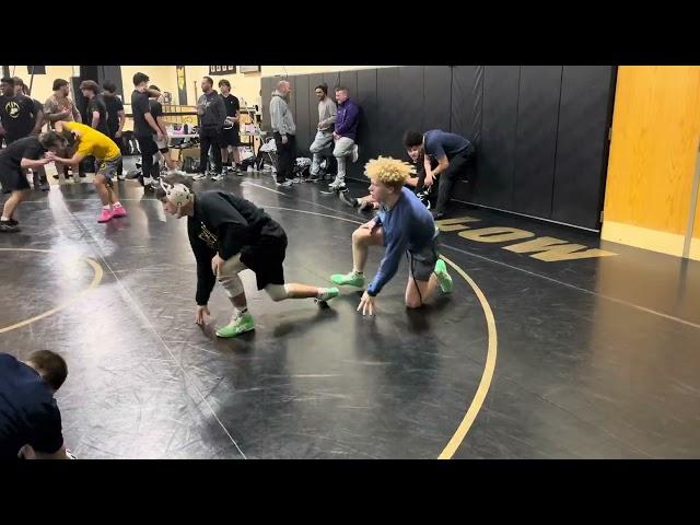 Grey Burnett vs Garrison Weisner 2024 Perrysburg Scrimmage