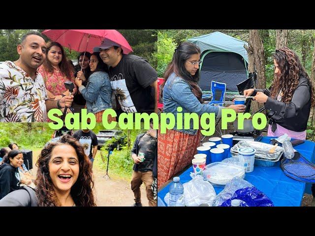 When we got Trapped in the Jungle | It was their First Camping Experience in Canada | Hindi Vlog
