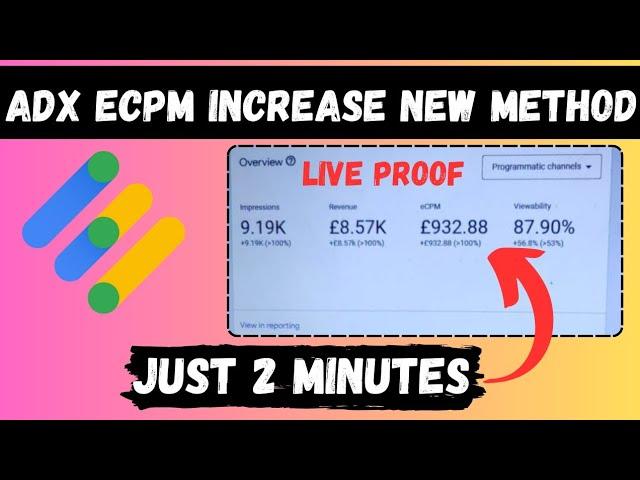 Adx Ecpm increase New Mothed | Traffic Arbitrage Secret Method 2024 | AdSense loading 2024