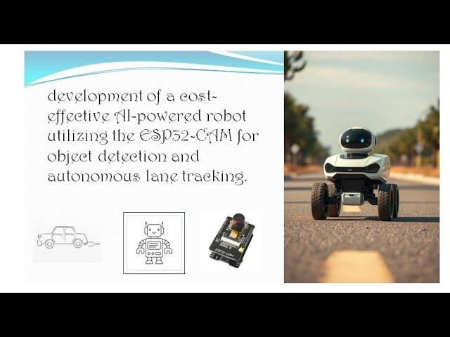 Development of a AI Robot Using ESP32-CAM for Object Detection and Autonomous Lane Tracking