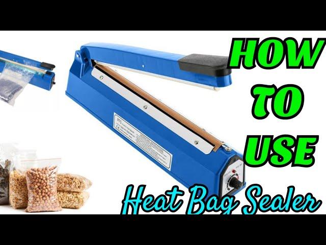 HOW TO USE AN IMPULSE HEAT SEALER /How Plastic Packaging bag Heat Sealer works /Demo