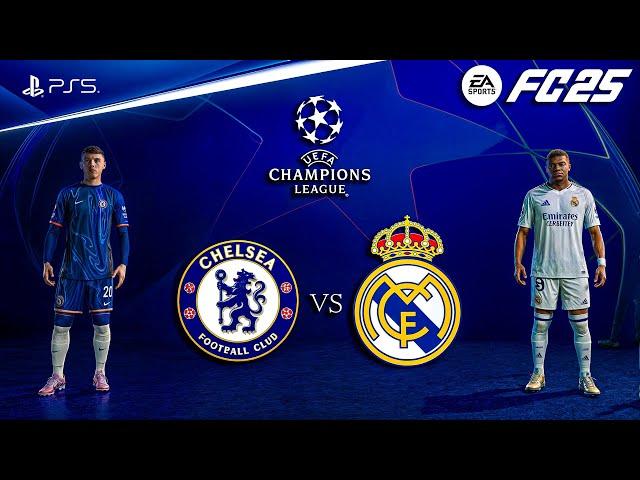 FC 25 - Chelsea vs Real Madrid Ft. Palmer, Mbappe, | UEFA Champions League Final | PS5™ [4K60]