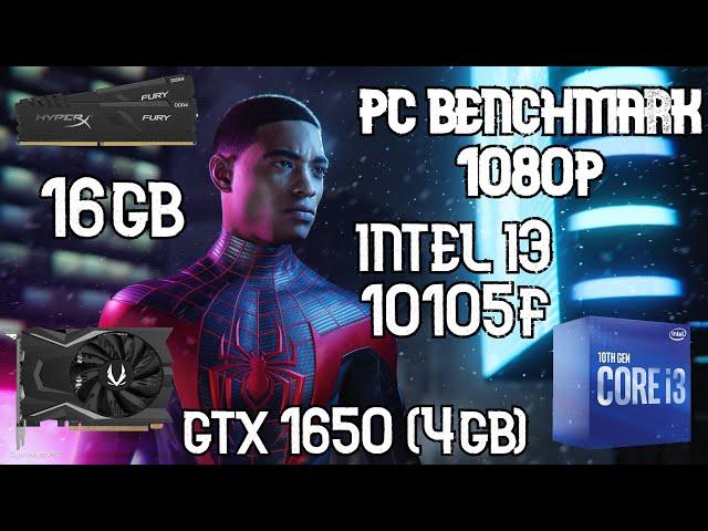 Spider-Man Miles Morales PC Benchmark | 1080p | GTX 1650/INTEL I3 10105F 16GB RAM
