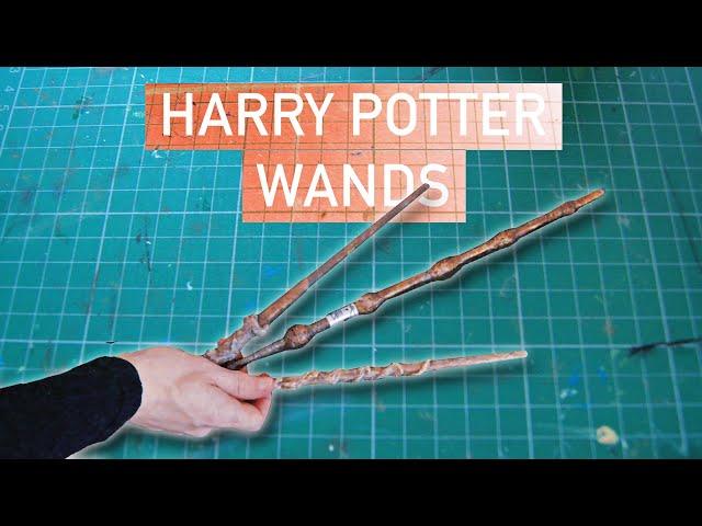 How To Make Harry Potter Wands! DIY Paper Prop Craft (Easy) 