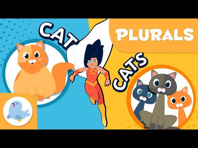 PLURAL NOUNS ‍️ Grammar and Spelling for Kids  Superlexia ⭐ Episode 4