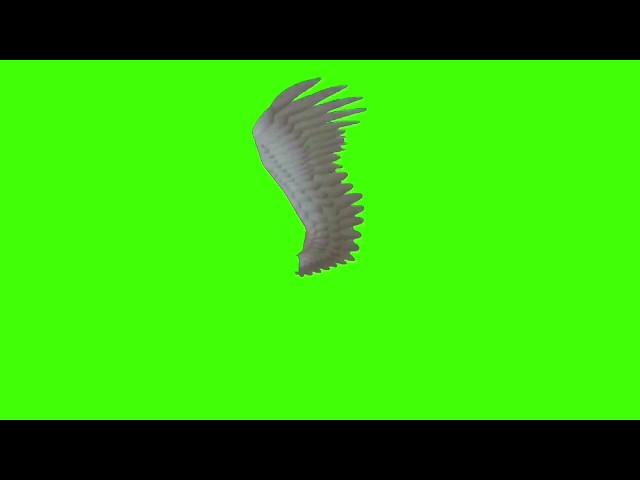 Green Screen Angel Wings Side View requested by koolguy4ya