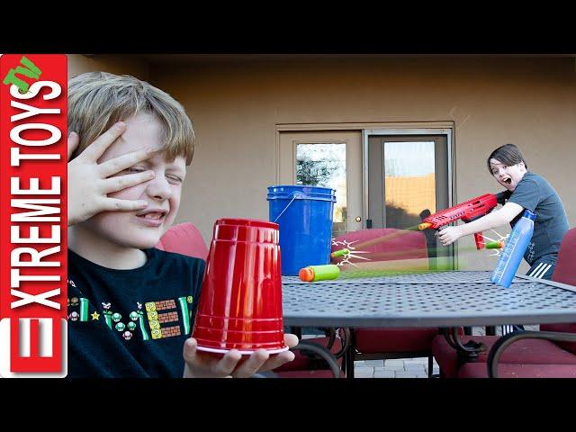 Sneak Attack Squad Epic Trick Shots Part 2! With the Dart Zone Pro!