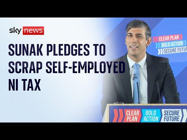 BREAKING: Rishi Sunak launches Conservative manifesto