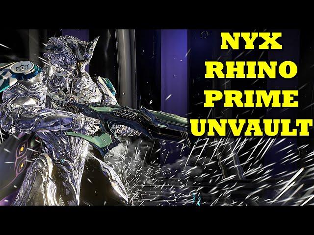 Warframe Prime Vault August 10th! Rhino Prime Nyx Prime Relics