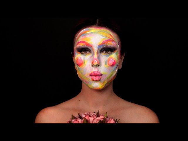 ABSTRACT Clown Makeup - Trust The Process