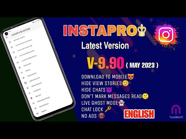 How to download INSTAPRO 9.90 latest version in English.Instapro latest version.Instapro apk.English