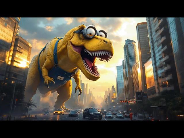 T-REX MINION | Story in Dinosaur Museum (Minions Parody)