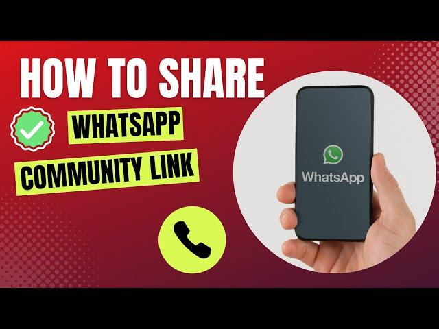 How to Share Whatsapp Community Link | Share WhatsApp introducing Communities Feature Link