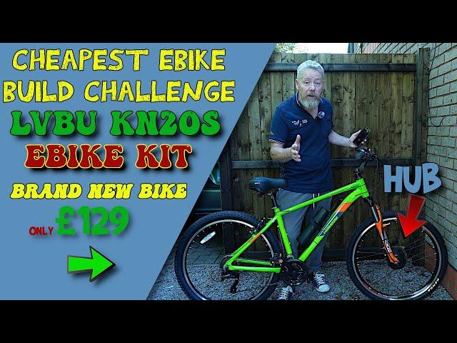 The  Cheapest  EBIKE Kit challenge I have ever done  LVBU KN20S Ebike Conversion kit unboxing review