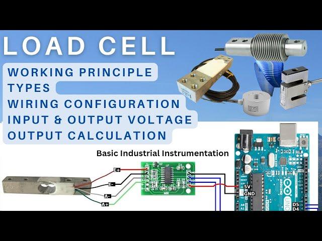 Load Cell Working & types | calibration | wiring #loadcell #weight #instrumentation #transducer