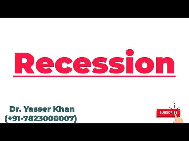 Recession | Meaning Of Recession | Trade Cycle | Business Cycle | Economics | Macroeconomics | CUET
