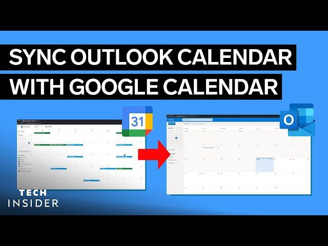 How To Sync Outlook Calendar With Google Calendar