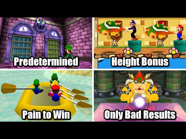 These Mario Party Minigames Are Rigged