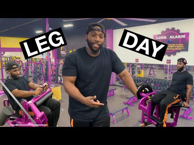 LEG Workout For BEGINNERS At Planet Fitness