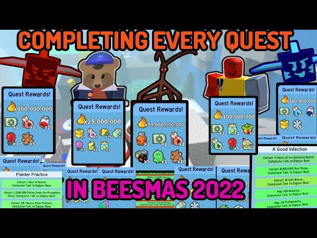 I Completed Every Quest In Beesmas