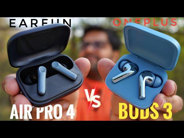 OnePlus Buds 3 VS EarFun Air Pro 4  Which one is more Premium ANC Earbuds ??