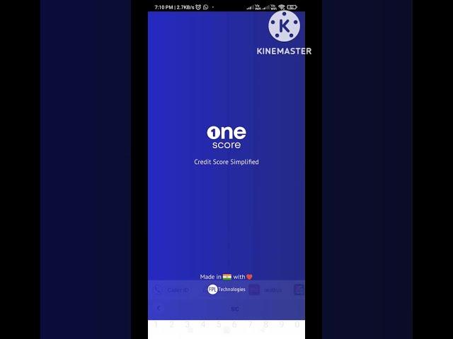 one score app cibil score | One score cibil score kaise check kare | One card credit card#zjfinance