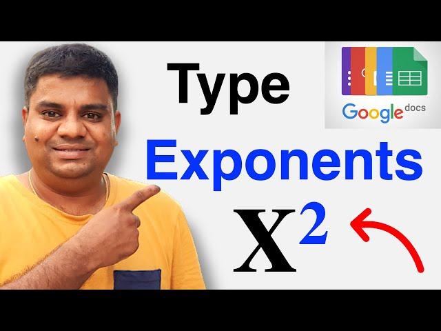 How To Make Exponents In Google Docs | Superscript In Google Docs