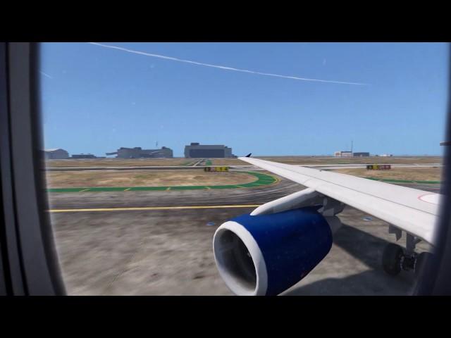 GTA 5 - Airbus A320-200 LSIA Realistic Landing (HD)