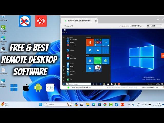 Best & Free Remote Desktop Software for Windows11/10.