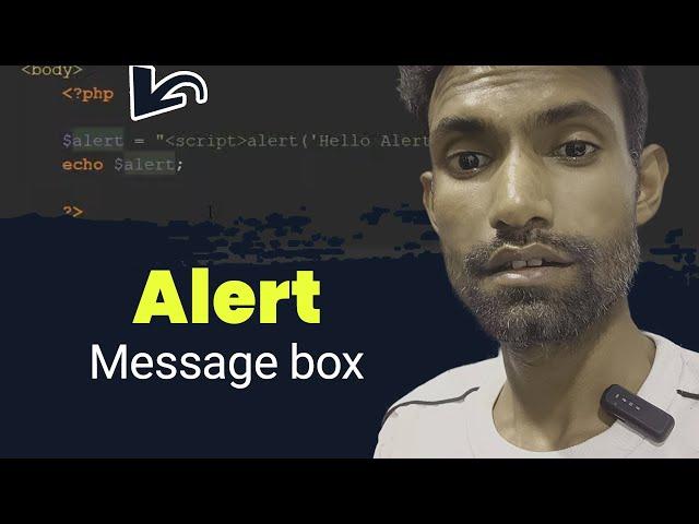 How to Open an alert message box using PHP