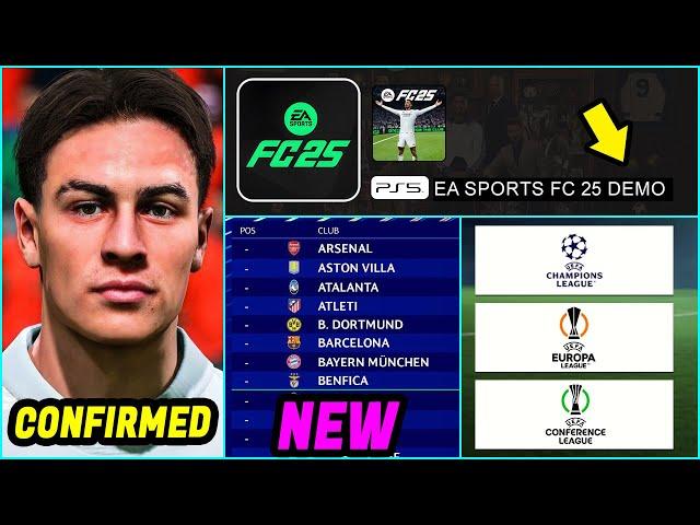 EA FC 25 - Demo, Gameplay, Leaks, Licenses, Real Faces & EA FC 24 