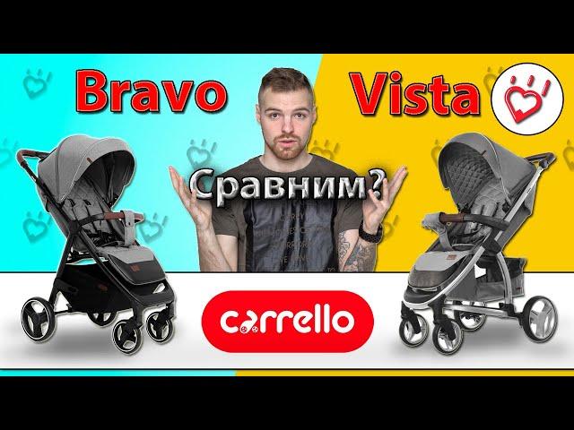 Carrello Bravo & Carrello Vista сравнение прогулочных колясок. ТОП прогулочные коляски Каррелло