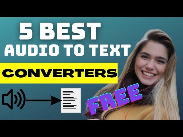 How to convert or transcribe MP3 or 4 audio to text using free audio to text converters and apps