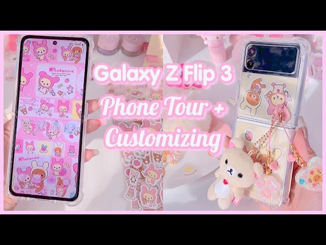 Samsung Galaxy Z Flip 3 Phone Tour + Custom Makeover and Accessories