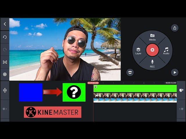 How to use GREEN SCREEN on KINEMASTER | Convert video’s background into Green Screen | iOs/Android