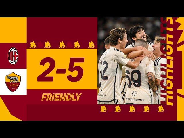 🟨🟥 A successful evening in Perth!  MILAN 2-5 ROMA | FRIENDLY | HIGHLIGHTS